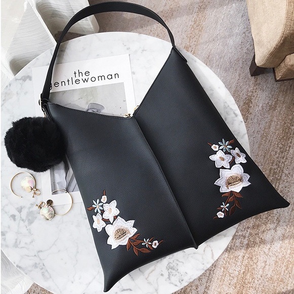 Lush Style Finds Handbags - 🆕 PROVENCE Floral Embroidered Bag